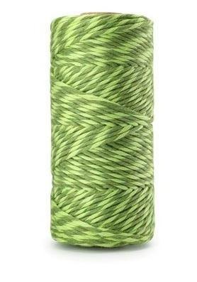 Sznurek bawełniany 3mm 100m twist limon - zielony