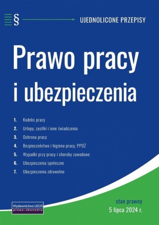 Prawo pracy i ubezpieczenia 05.07.2024