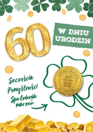 Karnet urodziny 60