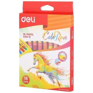 Pastele olejne ColoRun 18 kolorów DELI