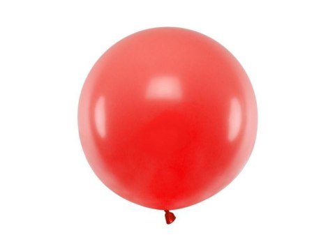 Balon okrągły pastel poppy red 60cm