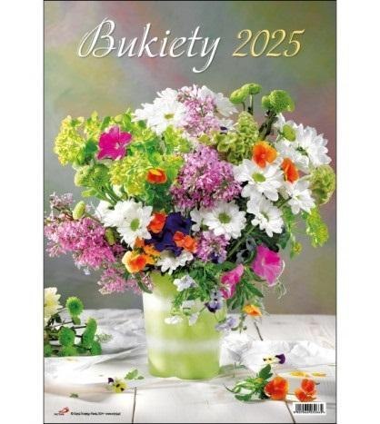 Kalendarz 2025 ścienny - Bukiety