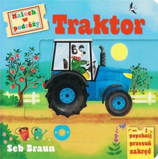 Maluch w podróży. Traktor