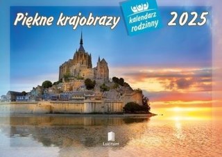 Kalendarz 2025 Rodzinny Piękne krajobrazy