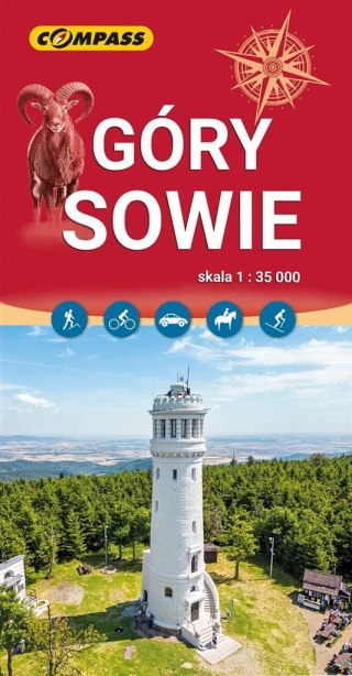 Mapa - Góry Sowie 1:35 000