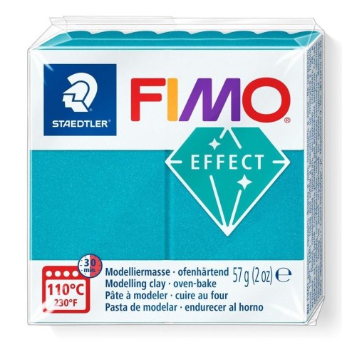 Masa termoutwardzalna Fimo 57g turkusowy metal