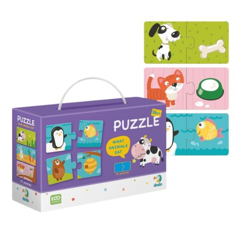 Puzzle Duo Co Jedza Zwierzeta 0118