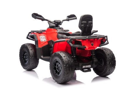 Quad dla dziecka Can Am 24V Outlander ATV Czerwony 4x200W