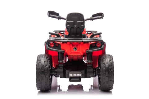 Quad dla dziecka Can Am 24V Outlander ATV Czerwony 4x200W