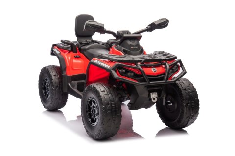 Quad dla dziecka Can Am 24V Outlander ATV Czerwony 4x200W DK-CA005