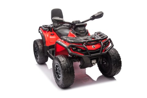 Quad dla dziecka Can Am 24V Outlander ATV Czerwony 4x200W