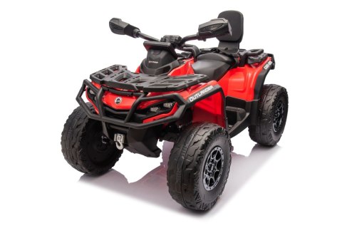 Quad dla dziecka Can Am 24V Outlander ATV Czerwony 4x200W