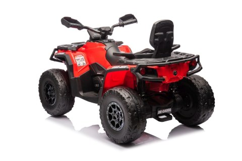 Quad dla dziecka Can Am 24V Outlander ATV Czerwony 4x200W