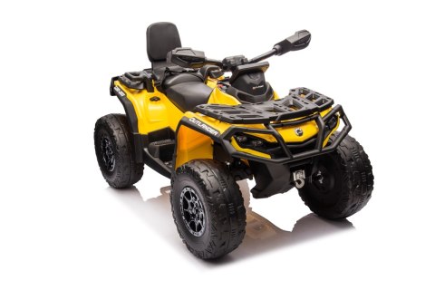 Quad na akumulator 4x4 Can Am Outlander ATV Żółty24V