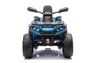 Quad Can Am Outlander ATV z Pilotem Niebieski