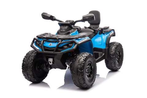 Quad Can Am Outlander ATV z Pilotem Niebieski