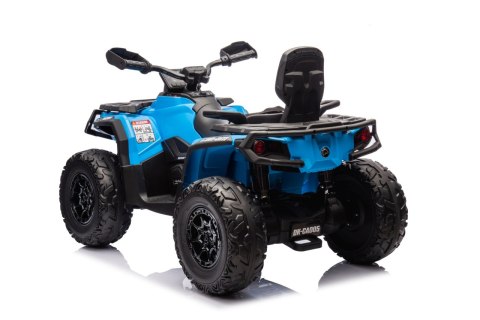 Quad Can Am Outlander ATV z Pilotem Niebieski