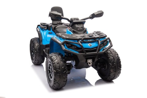 Quad Can Am Outlander ATV z Pilotem Niebieski