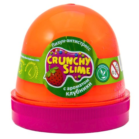 GlutekSlime MrBoo CrunchySlime Truskawki120g 80087