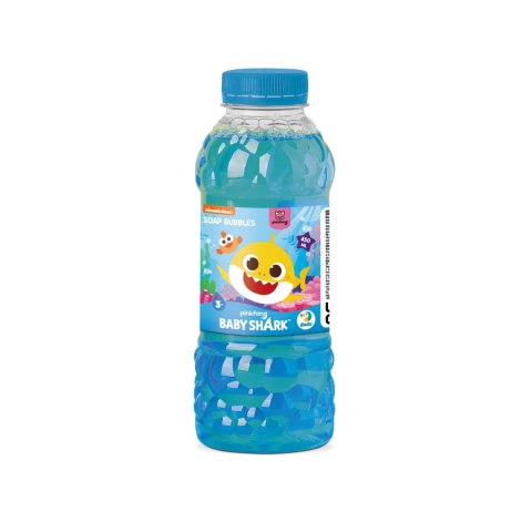 Mega Zestaw Bańki Mydlane Rekiny Baby Shark Duże Różdżki Tacka Płyn 450 ml