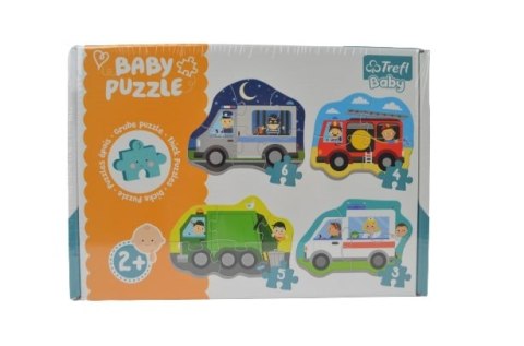 Puzzle BABY CLASSIC Pojazdy i zawody / 36071