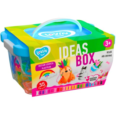 Zes. lekkiej skaczacej plasteliny Ideas Box 70108