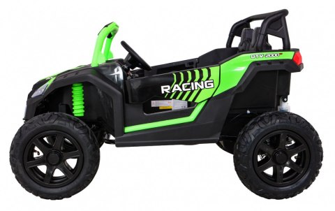 Auto Na Akumulator Buggy ATV Strong Racing dla 2 dzieci Zielony Audio LED