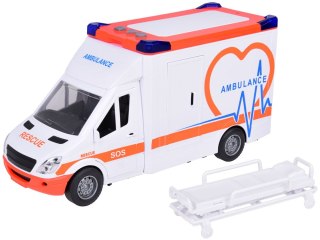 Karetka Pogotowie ratunkowe Otwierany Ambulans Dźwięk + światło ZA5217