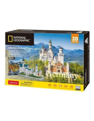 CUBIC FUN PUZZLE 3D NATIONAL GEOGRAPHIC ZAMEK NEUSCHWANSTEIN - DS0990H