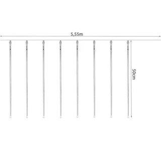 Lampki- meteory 36LED 50cm- ciepły biały 19930