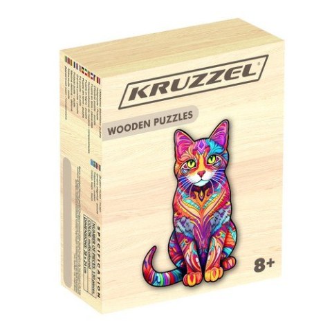 Układanka drewniana- puzzle Kruzzel 22878