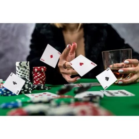 Poker - zestaw 500 żetonów w walizce HQ 23529