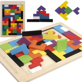 Układanka drewniana- puzzle/ Kruzzel 22667