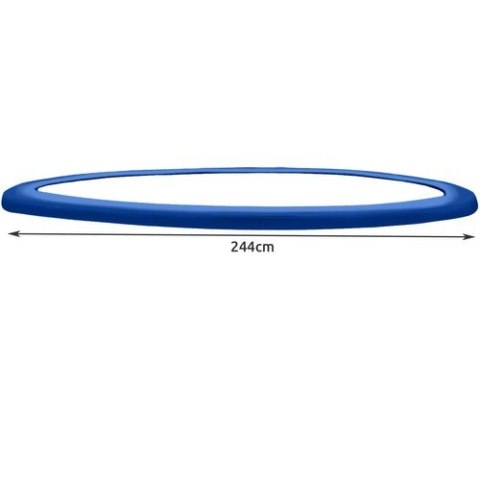 Osłona sprężyn do trampoliny 244cm - niebieska