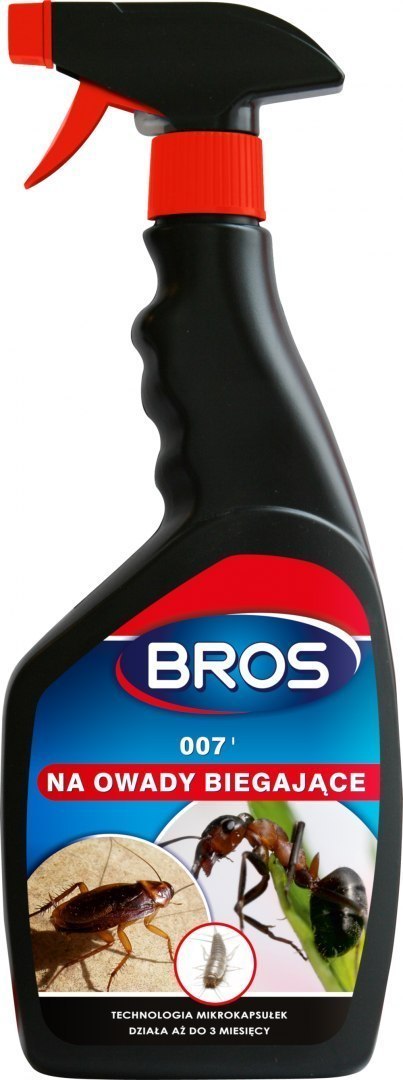 007 na Owady Biegające Prusaki, Mrówki, Rybiki 500ml BROS (R)