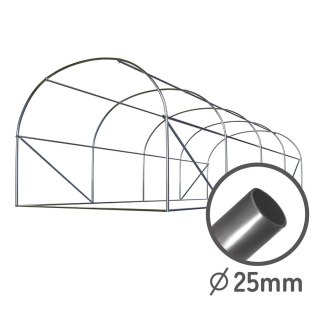 Tunel ogrodowy 2,5 x 4 m (10m2) różowy Plonos