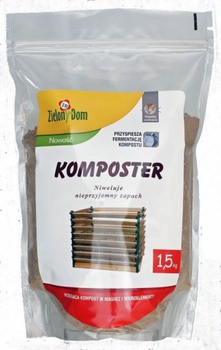 Komposter Nawóz Kompostujący 1,5kg Zielony Dom