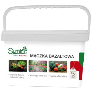 Mączka Bazaltowa Pylista 3kg Nawóz do Warzyw i Owoców Sumin