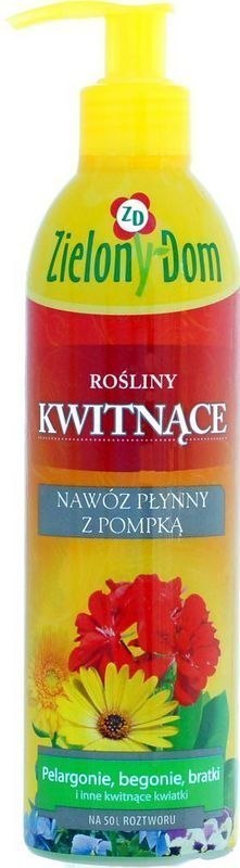 Nawóz Płynny do Roślin Kwitnących 300ml Zielony Dom