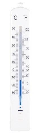 Termometr Ścienny Wewnętrzny Biały 170/28mm 014500