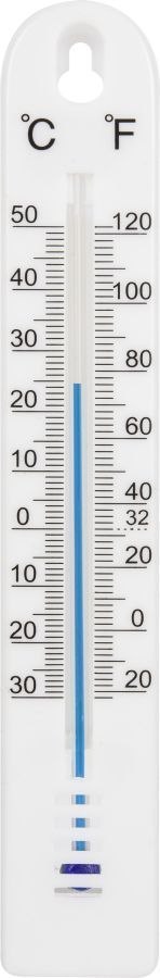 Termometr Ścienny wew/zew Biały 170/27mm 014702