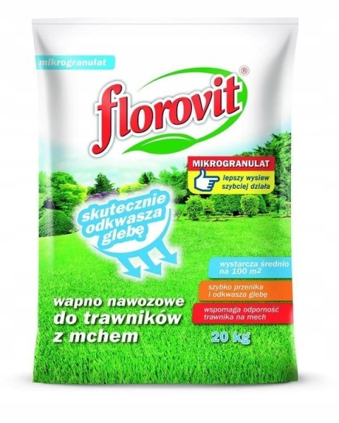 Wapno Mikrogranulat 20kg Florovit