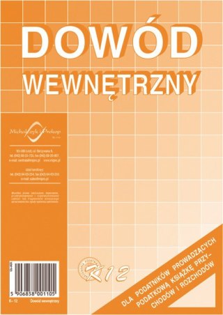 Druk K12 Dowód wewnętrzny A5