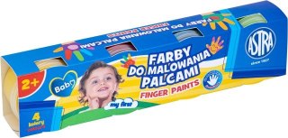 Farby do malowania palcami ASTRA 4 kolory x 50ml