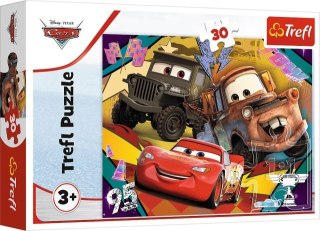 Puzzle 30 TREFL Cars - Rozpędzone samochody