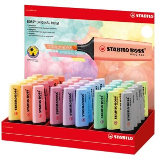 Zakreślacz STABILO BOSS Original Pastel display 45 szt.