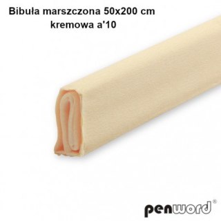 BIBUŁA MARSZCZONA 50x200cm KREMOWA a10 (SZPSH)