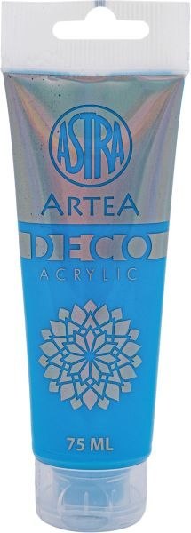 Farba akrylowa DECO ARTEA 75 ml tuba - Neonowy Niebieski