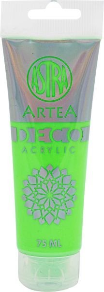 Farba akrylowa DECO ARTEA 75 ml tuba - Neonowy Zielony