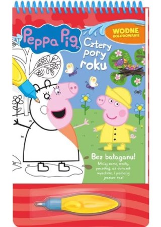 Kolorowanka MSZ Świnka Peppa- Wodne kolorowanie- Cztery pory